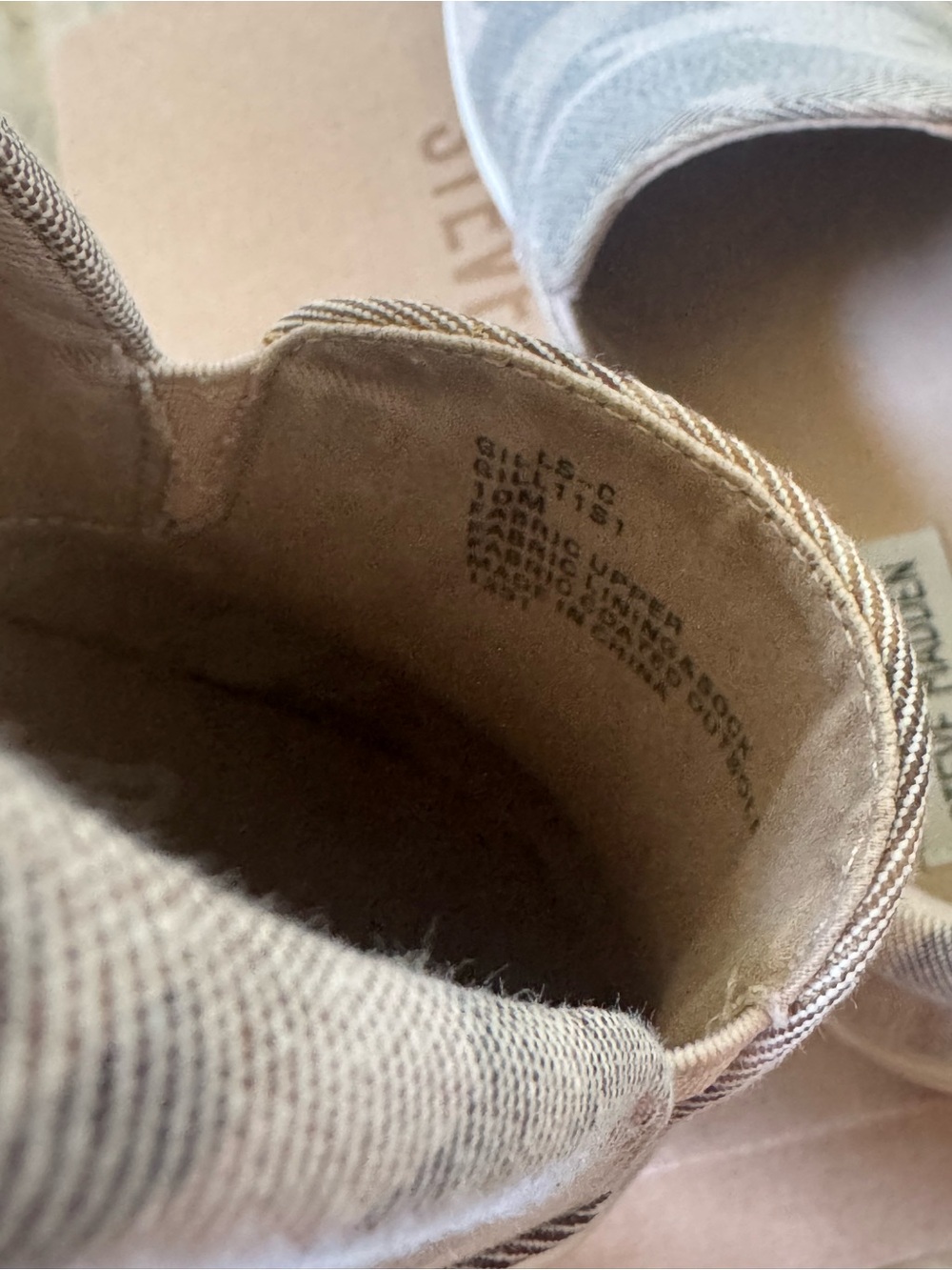 Steve Madden Slip-On Sneakers in Beige and Gray Camo - Picture 7 of 8